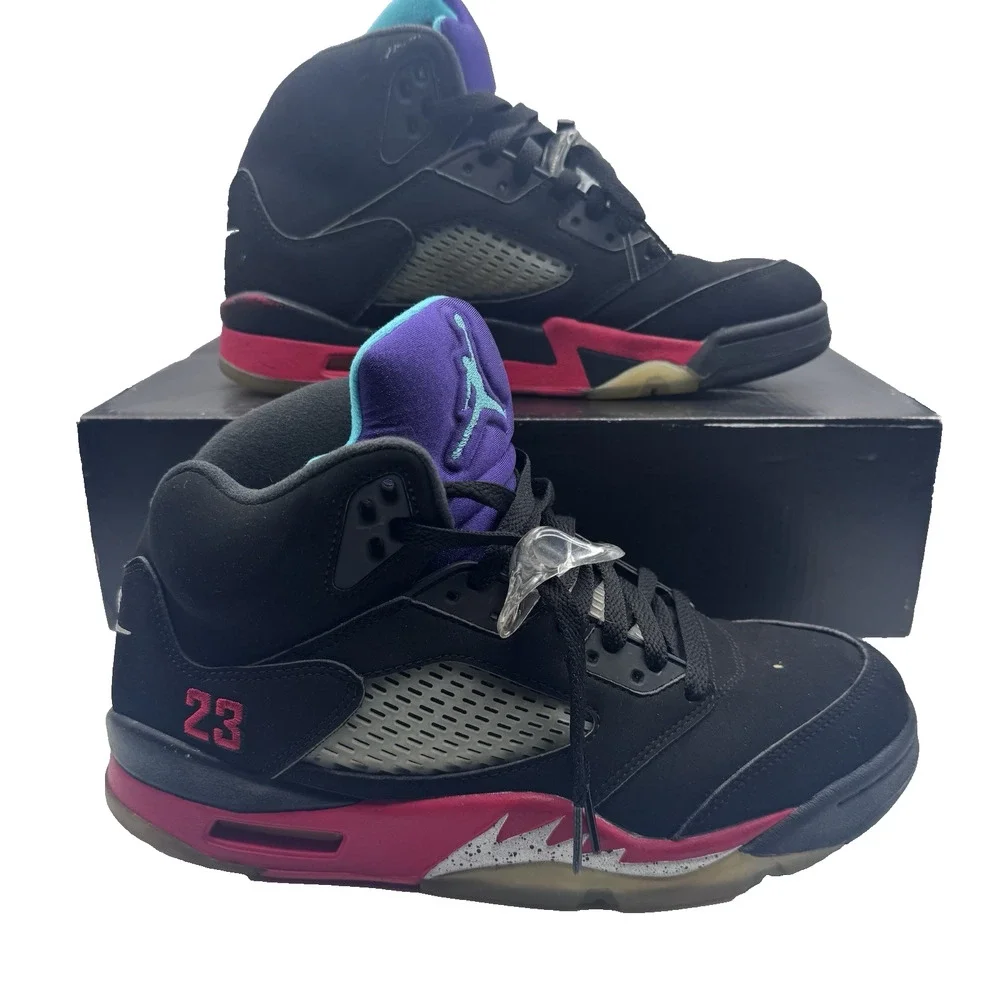 Jordan Air Jordan 5 Retro Top 3 Mid Top Black/Fire Red CZ1786-001 2020